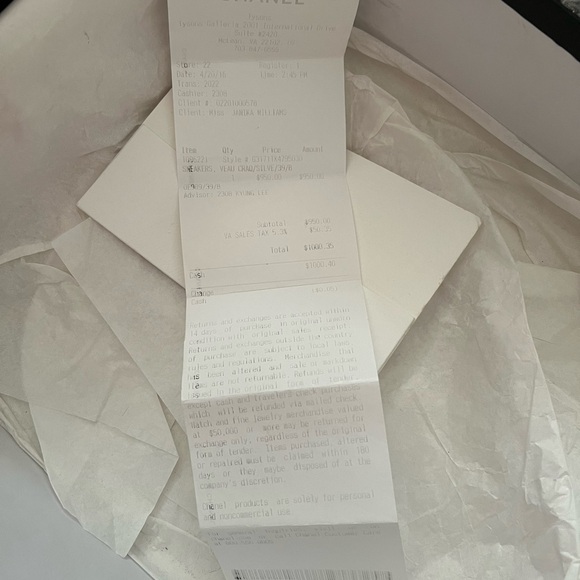 Chanel Metallic Crackled Calfskin CC Sneakers, size 39 - Picture 6 of 8